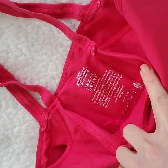 Free People Good Karma Crop bright pink - Picture 5 of 12